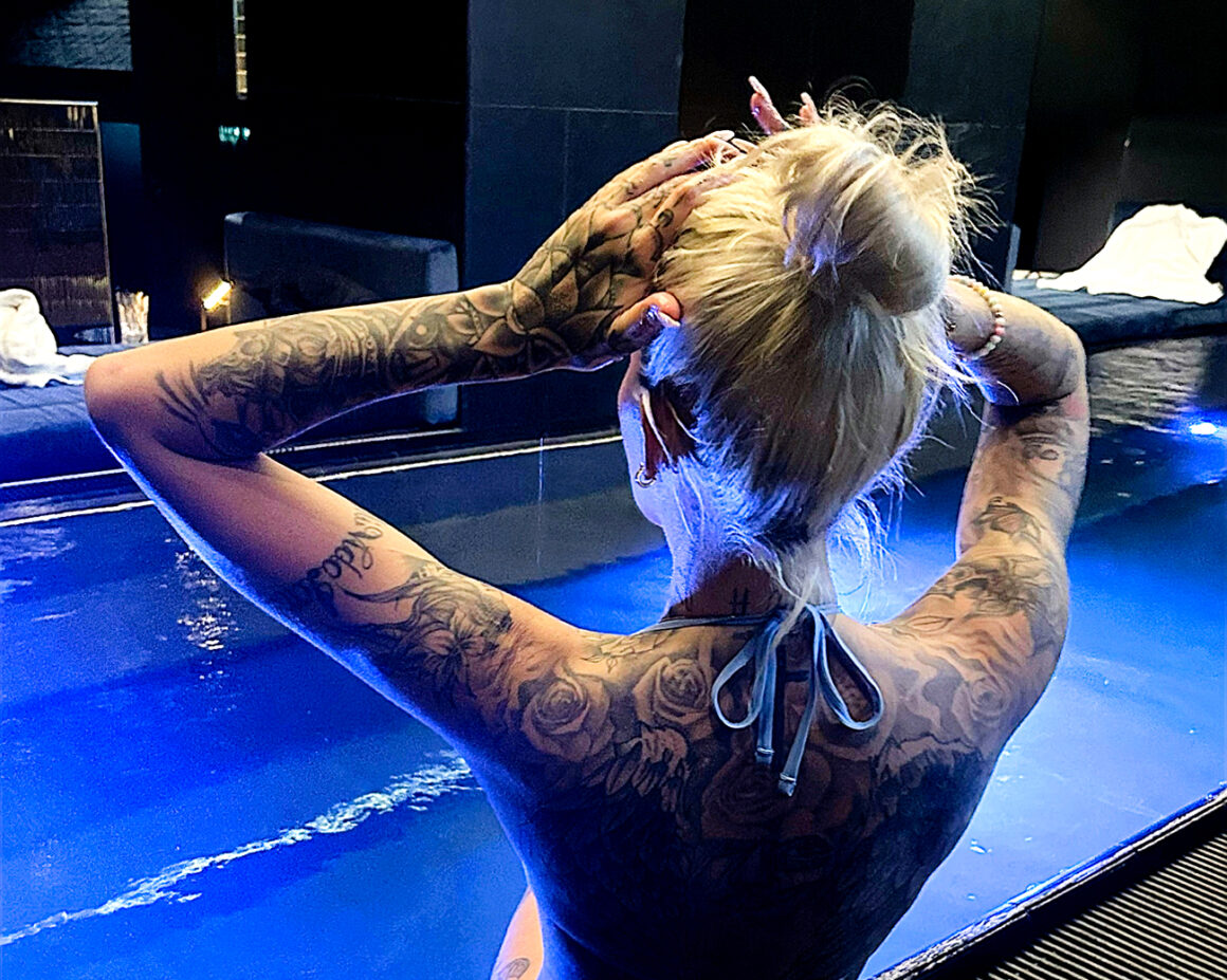 Sarah Bieger, tattoo model, Photos by Max Blanke