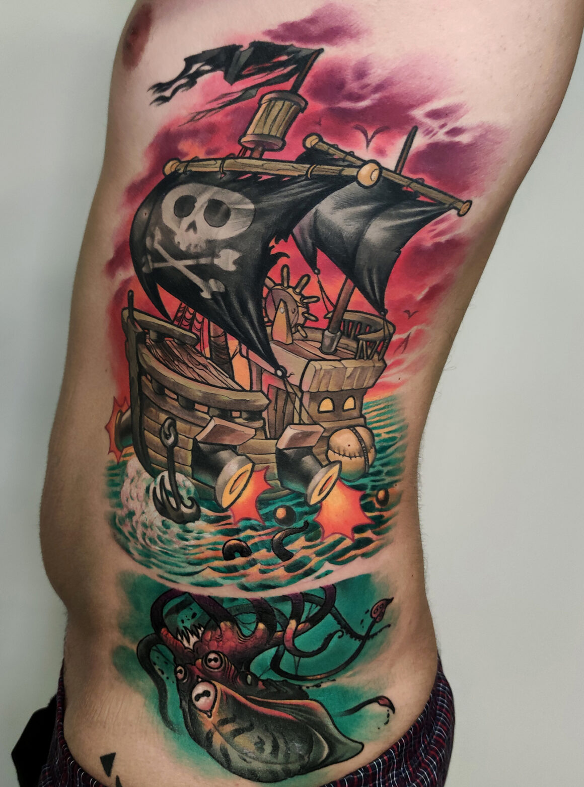 Tattoo by Rasel, Dirty Roses Tattoo
