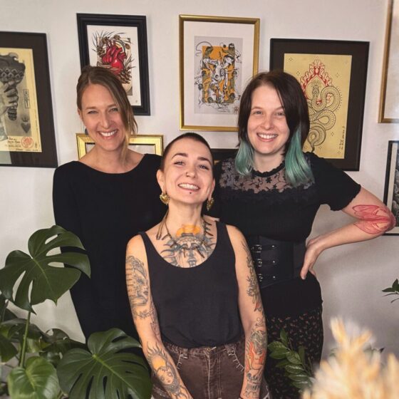 Darja, Isa and Ronja, Moksha Tattoo Gallery