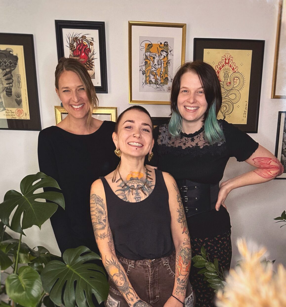 Darja, Isa and Ronja, Moksha Tattoo Gallery