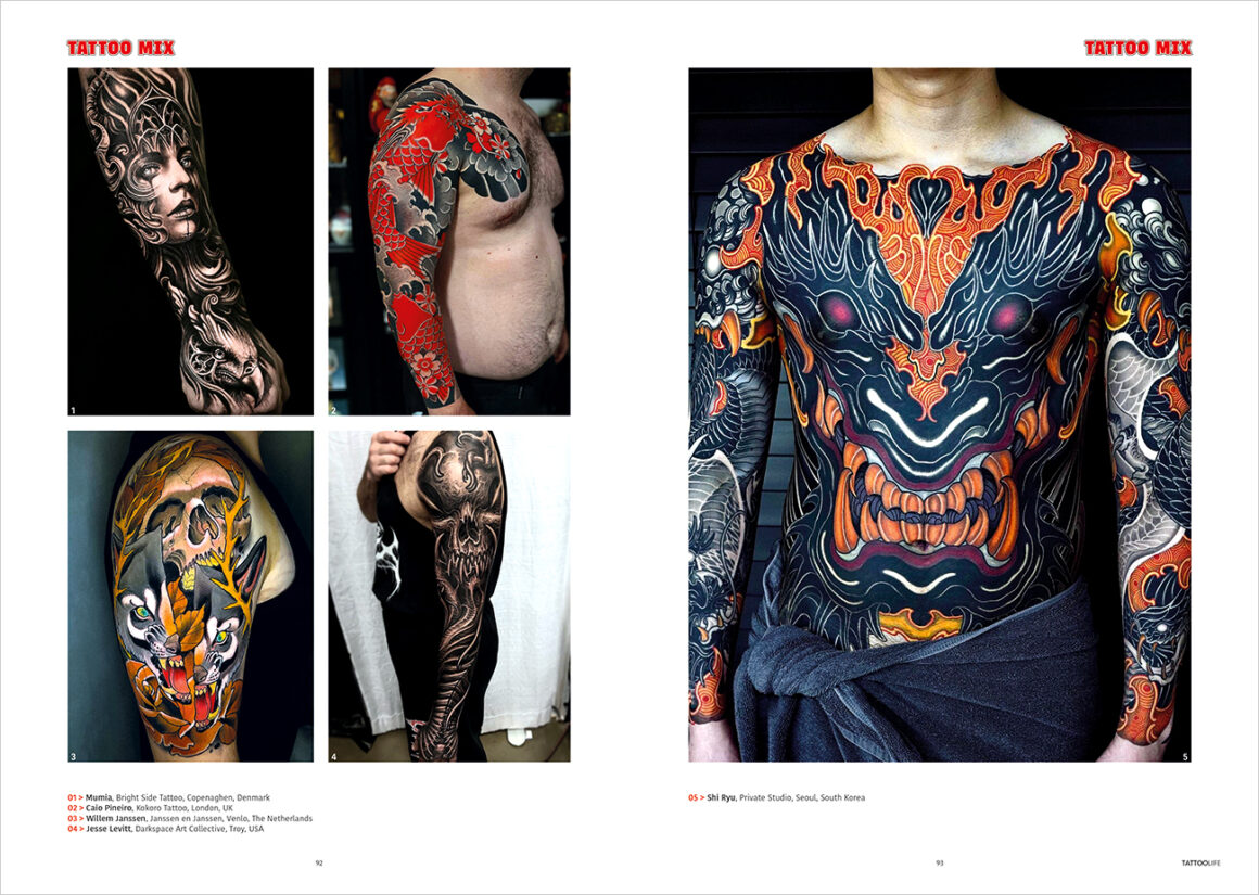 Mélange de tatouages: Une sélection des meilleurs dans tous les styles