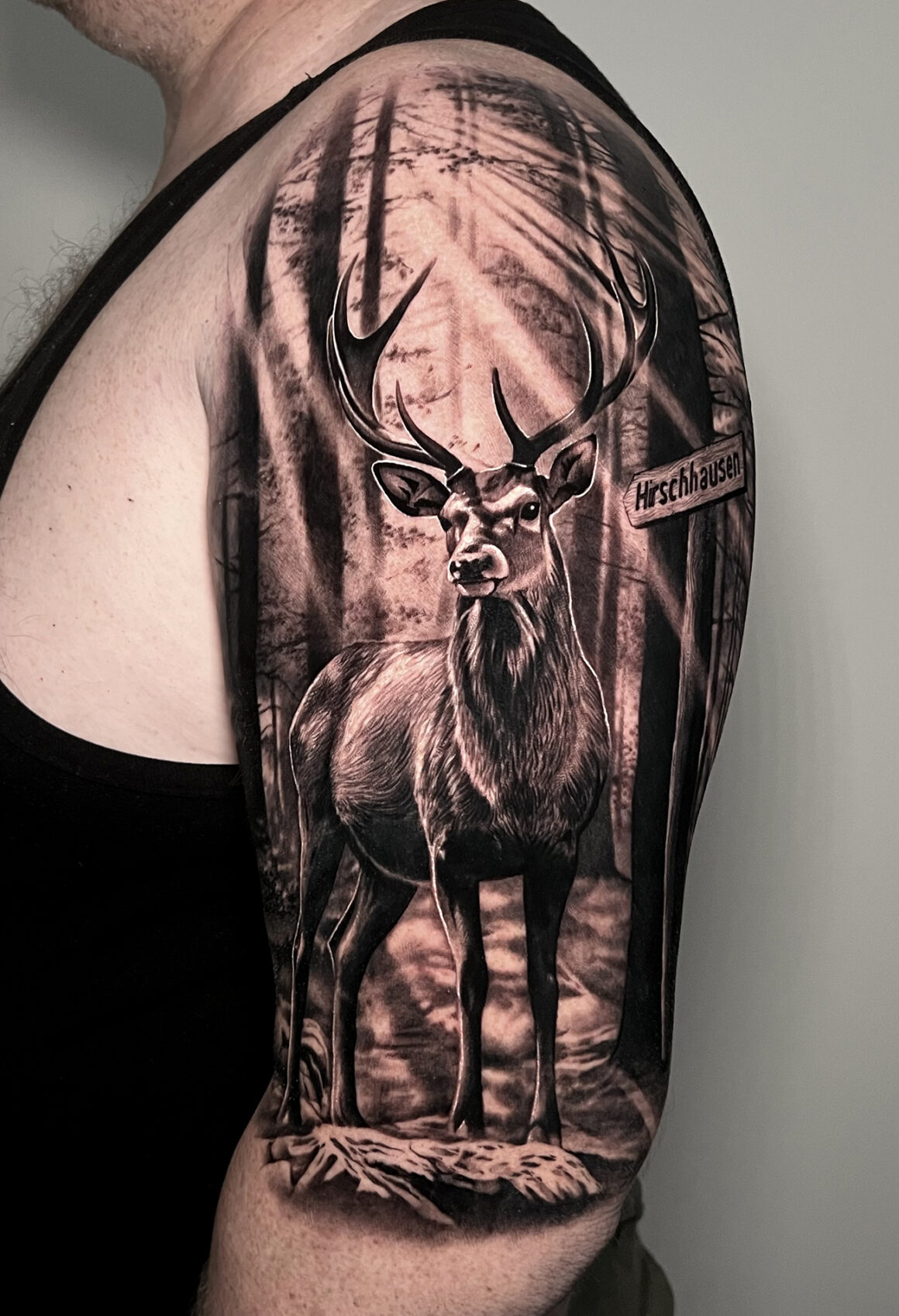 Tattoo by Andrey, German Skull Tattoo, @skulltattoosbadvilbel