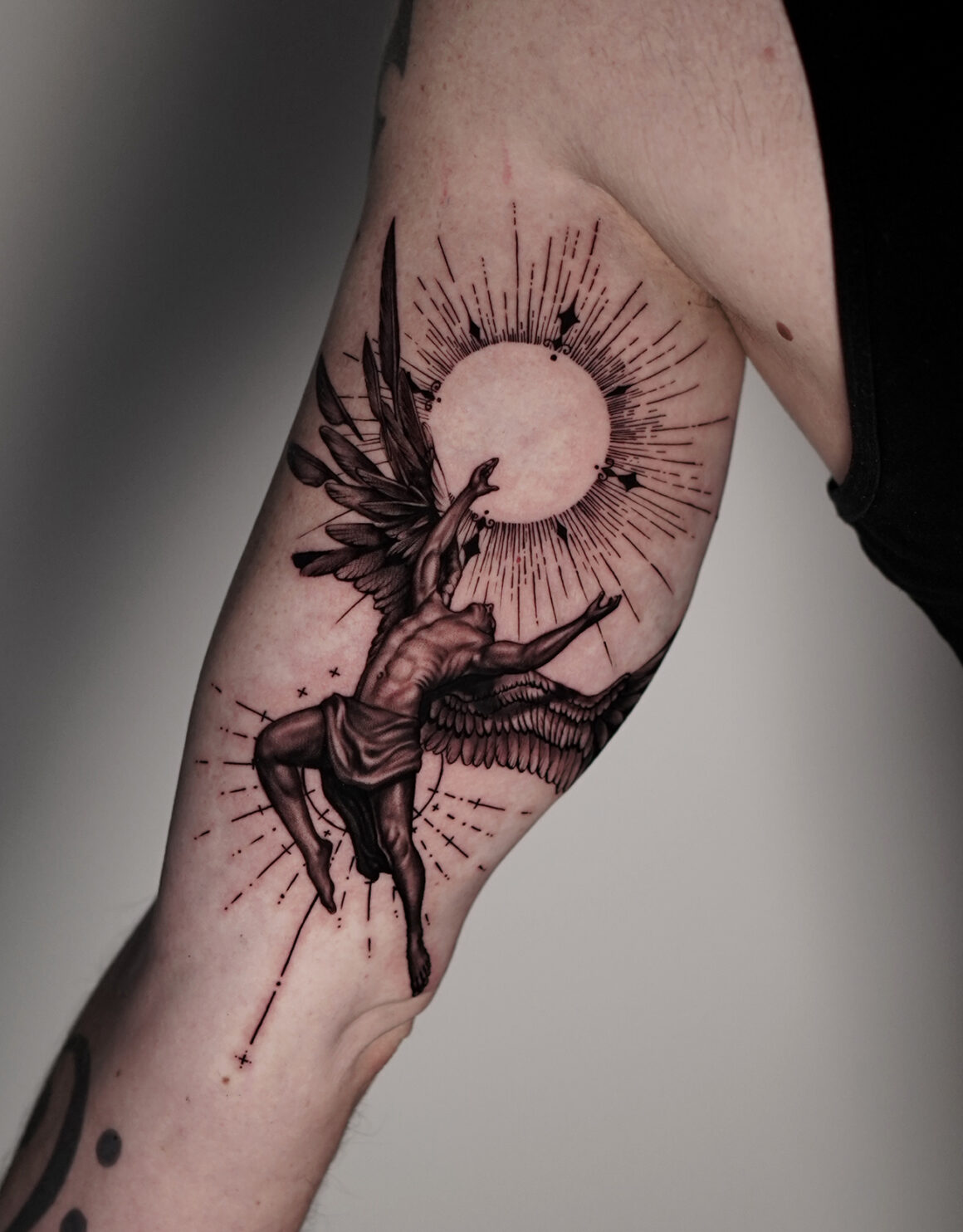Tattoo by Sebastian, German Skull Tattoo, @skulltattoosbadvilbel
