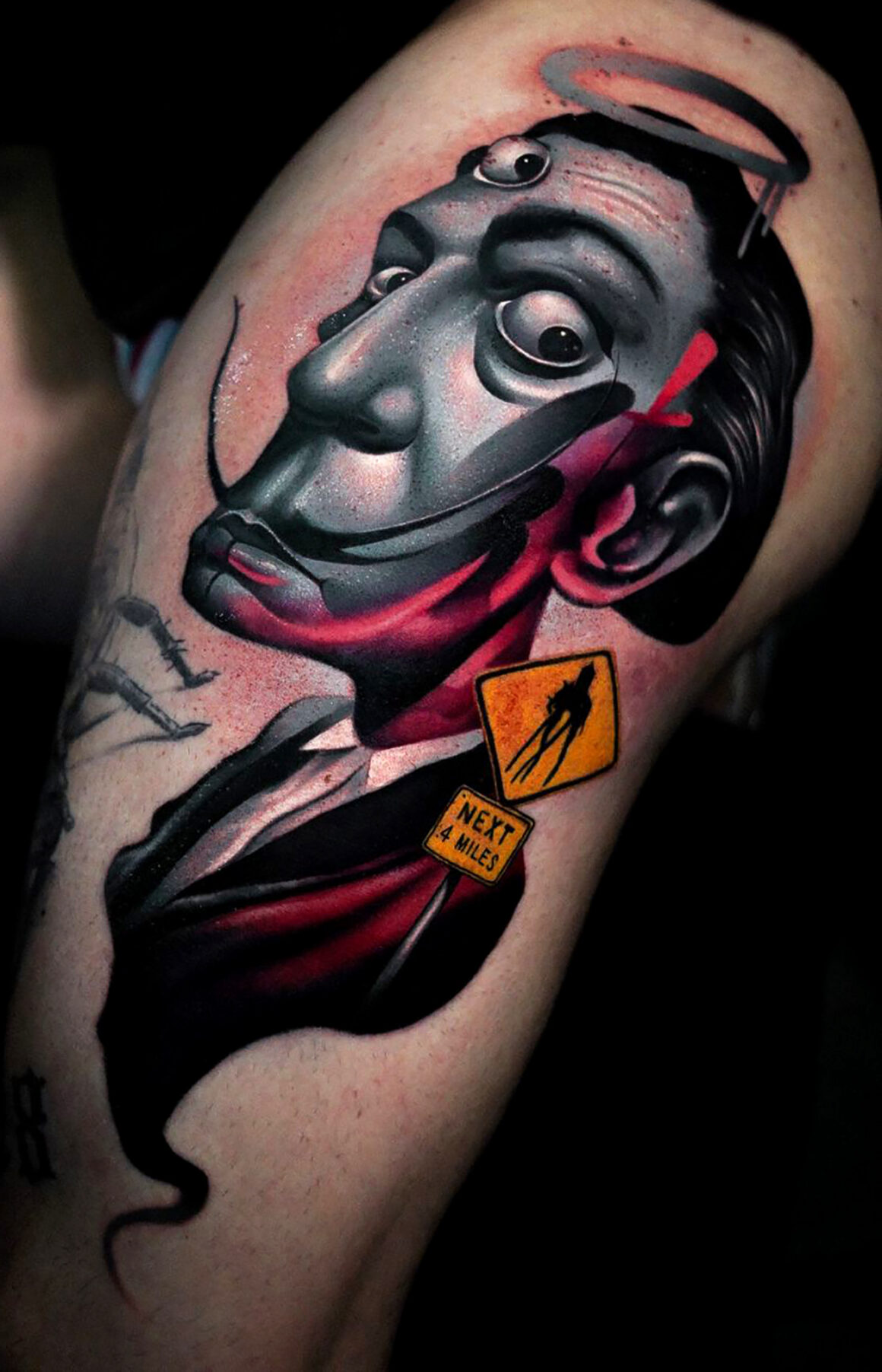 Tattoo by Vladolla, German Skull Tattoo, @skulltattoosbadvilbel