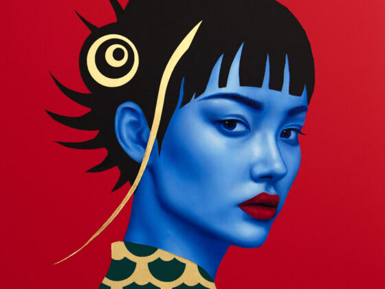 Morgan Booth__Azure_ Morgan Booth 12x16 Oil and Acrylic on Panel 1000usd