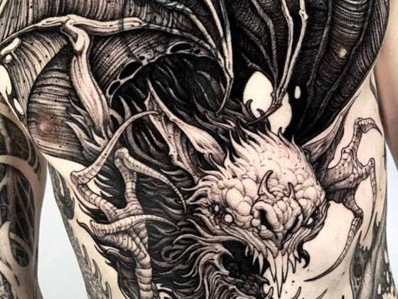 Tattoo by Hugo Barbier, @hugal.tattooing