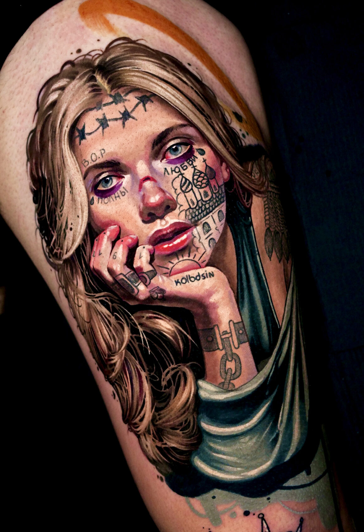 Tattoo by Andrey Kolbasin, @andrey_kolbasin
