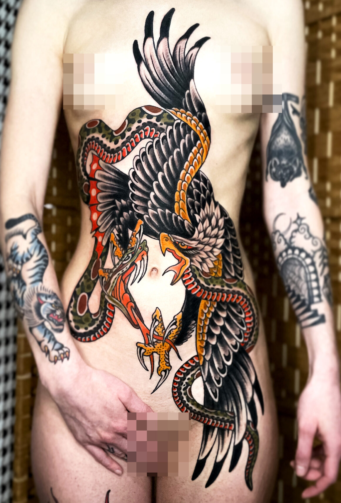 Tattoo by Ryan Arnold, @arnold.redthorn