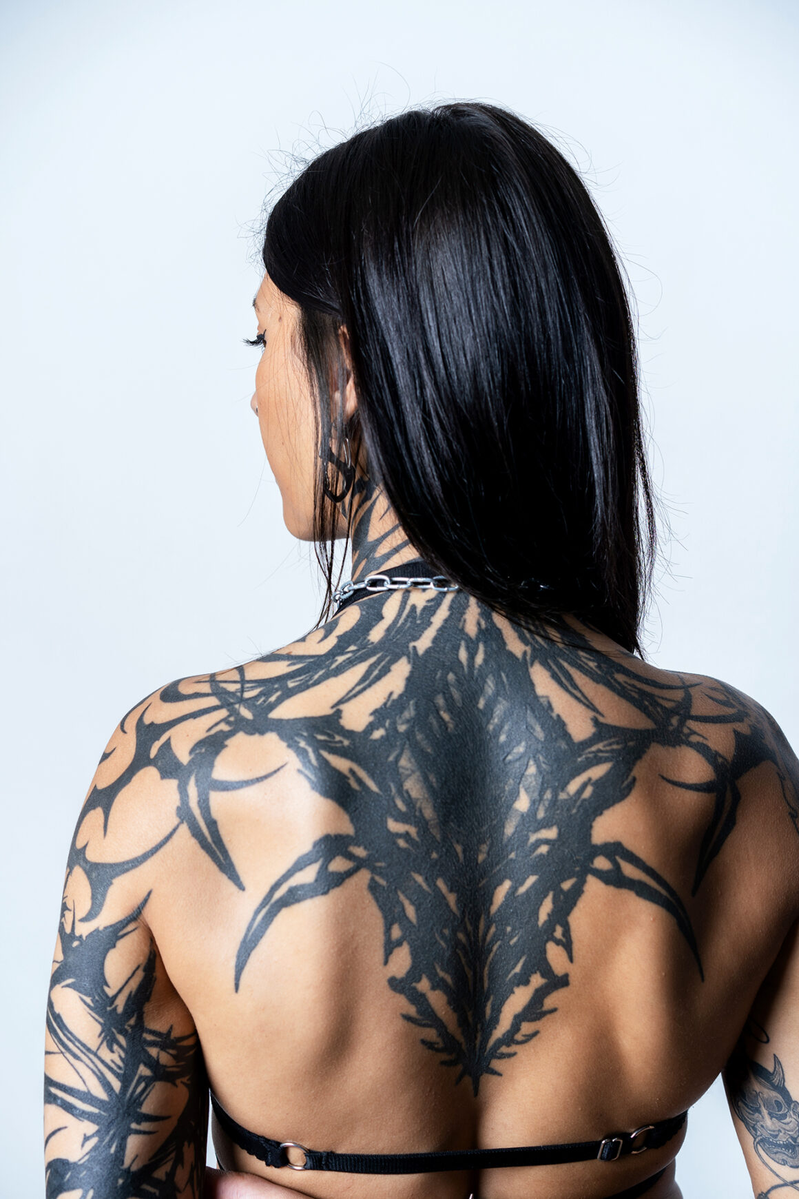 Tattoo artist Julie KWR, @juliekwr.tattoo Back piece tattoo by Gothding @gothding