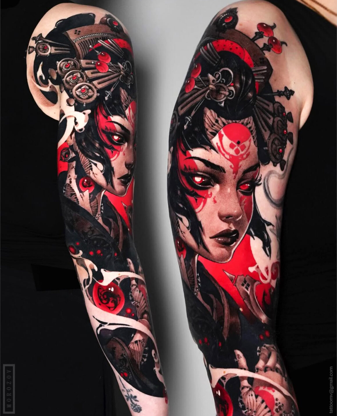 Tattoo by Vitaly Morozov, @mvtattoo
