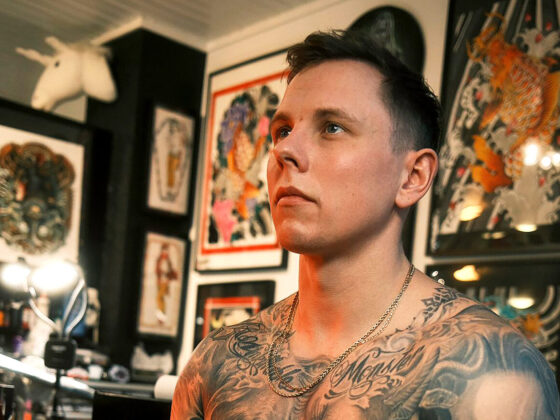 Tattoo artist Christian Boye Larsen, @boyetattoo