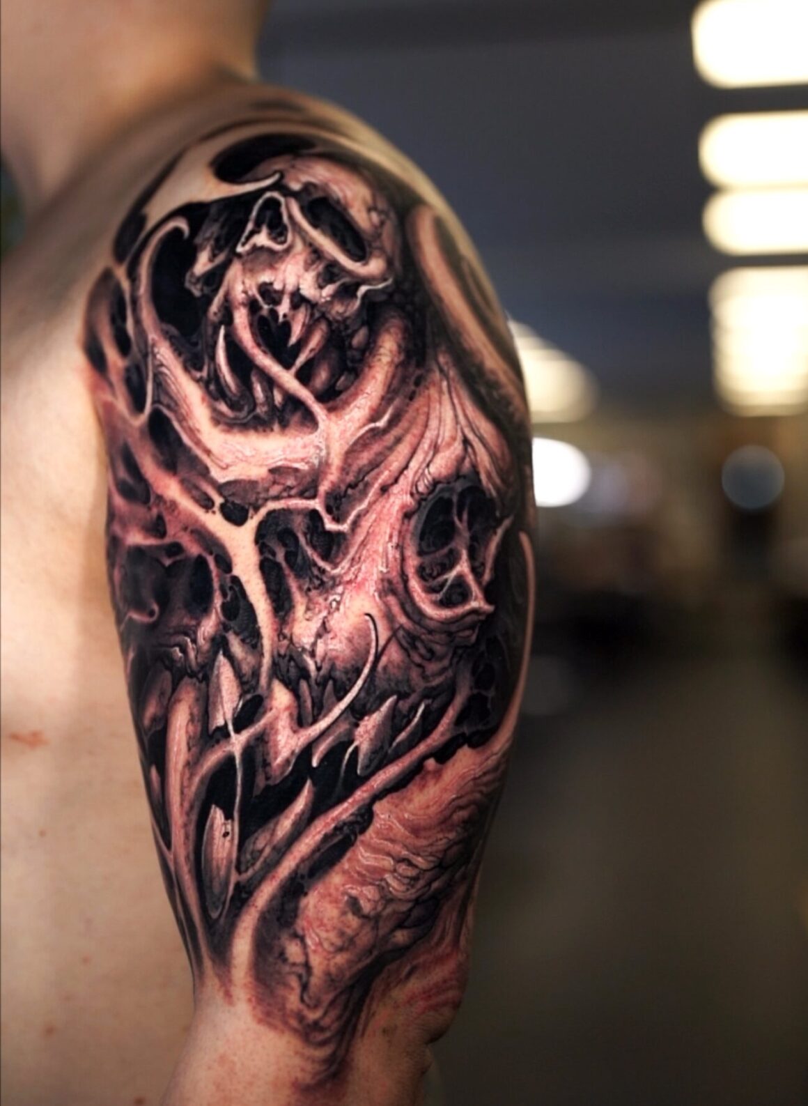 Tattoo by Christian Boye Larsen, @boyetattoo
