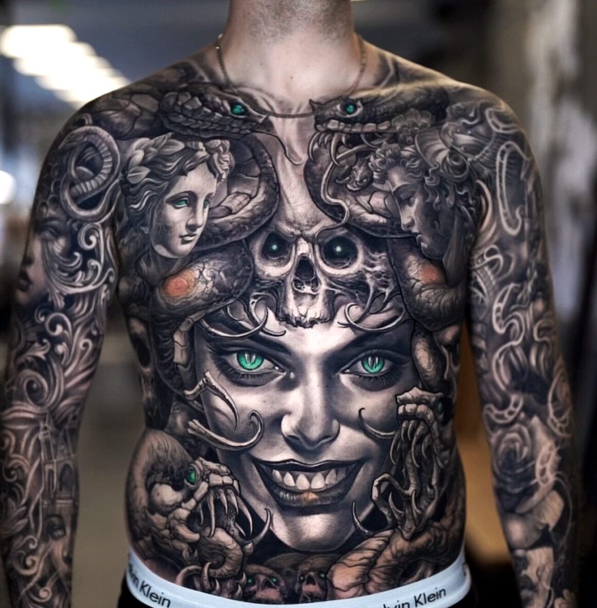 Tattoo by Christian Boye Larsen, @boyetattoo