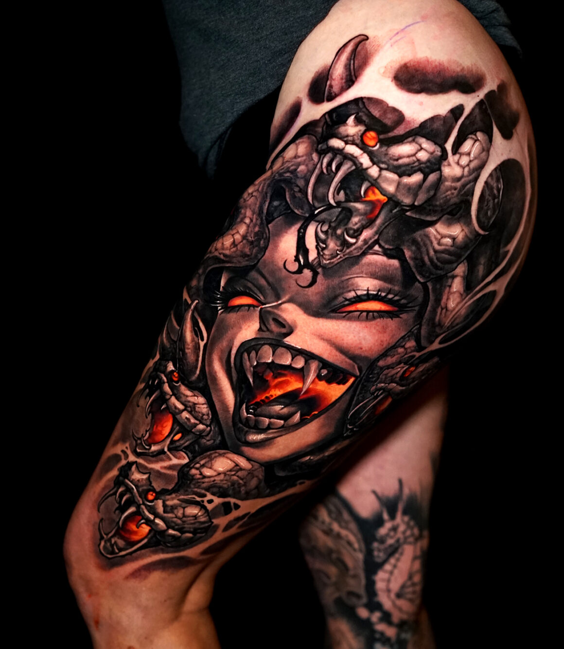 Tattoo by Christian Boye Larsen, @boyetattoo