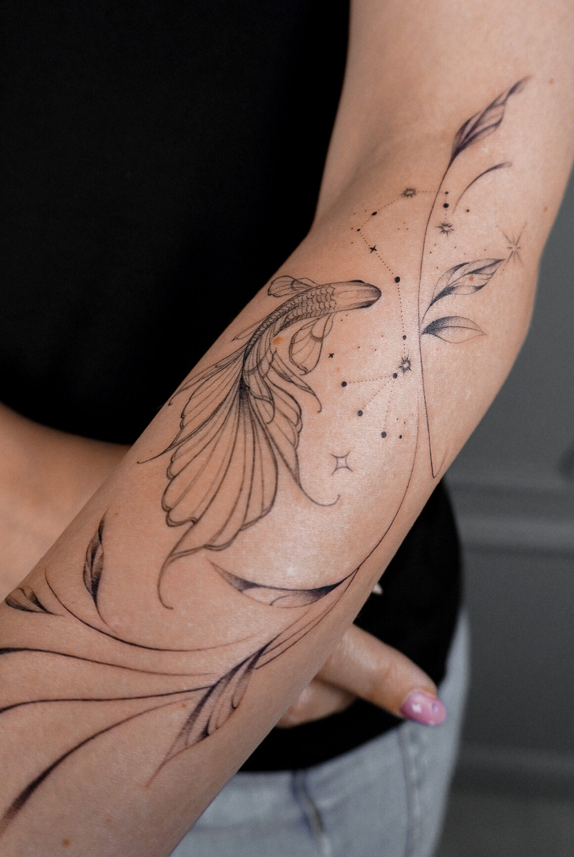 Tattoo by Vitalina Bender, @vitalinatattooing