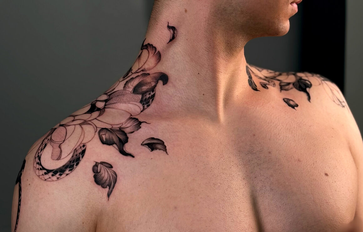 Tattoo by Vitalina Bender, @vitalinatattooing