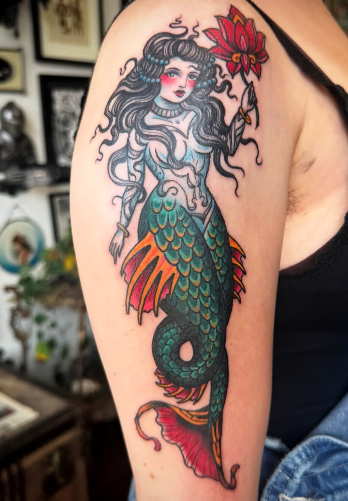 Tattoo by Mary Joy Scott, @maryjoytattoo