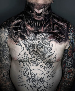 Raydems, drawing incessantly in search of dark - Tattoo Life