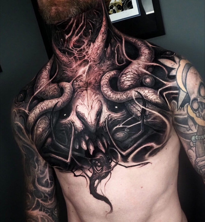 Raydems, drawing incessantly in search of dark - Tattoo Life