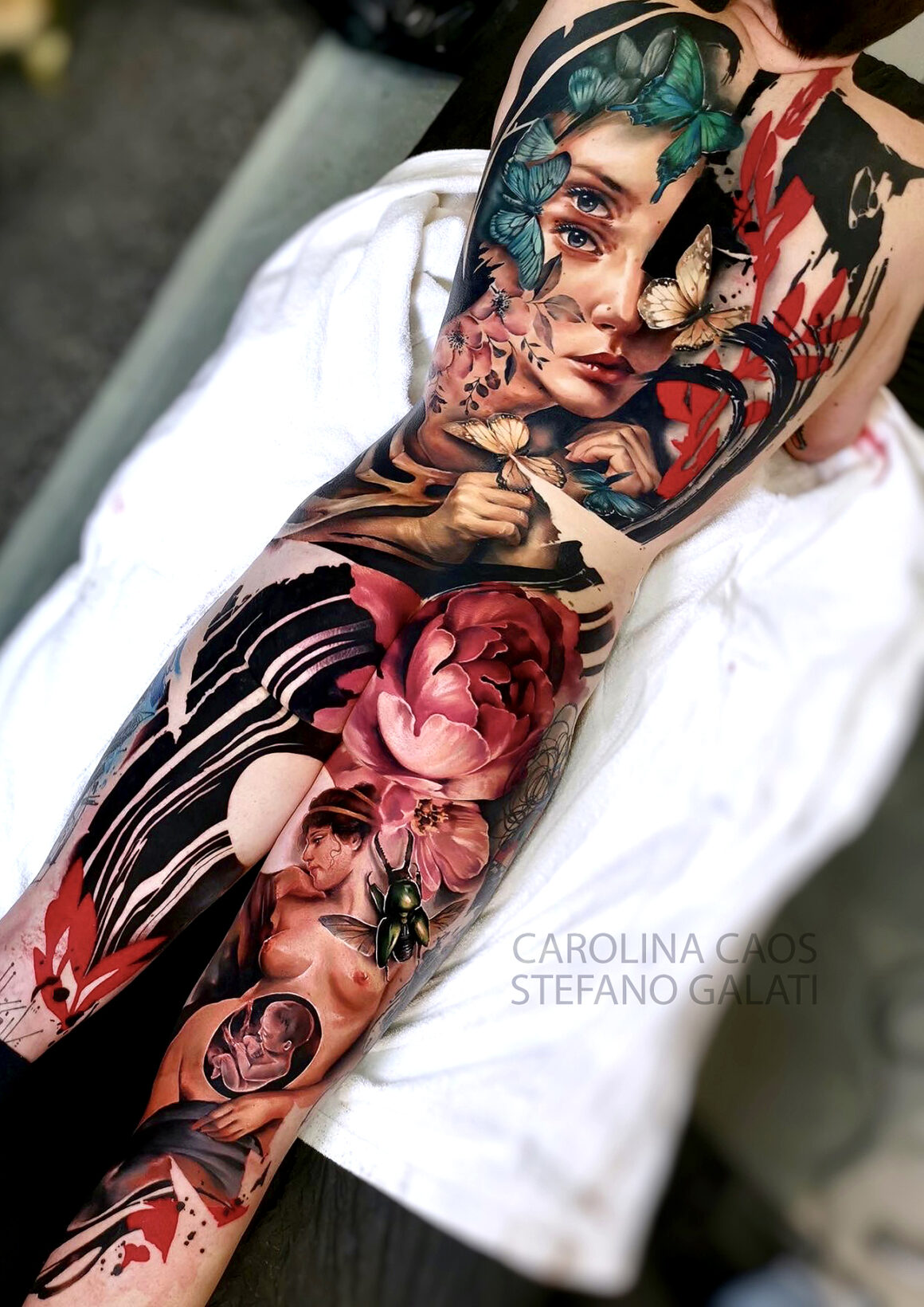 Carolina Caos Avalle + Stefano Galati, collaboration, @royaleink