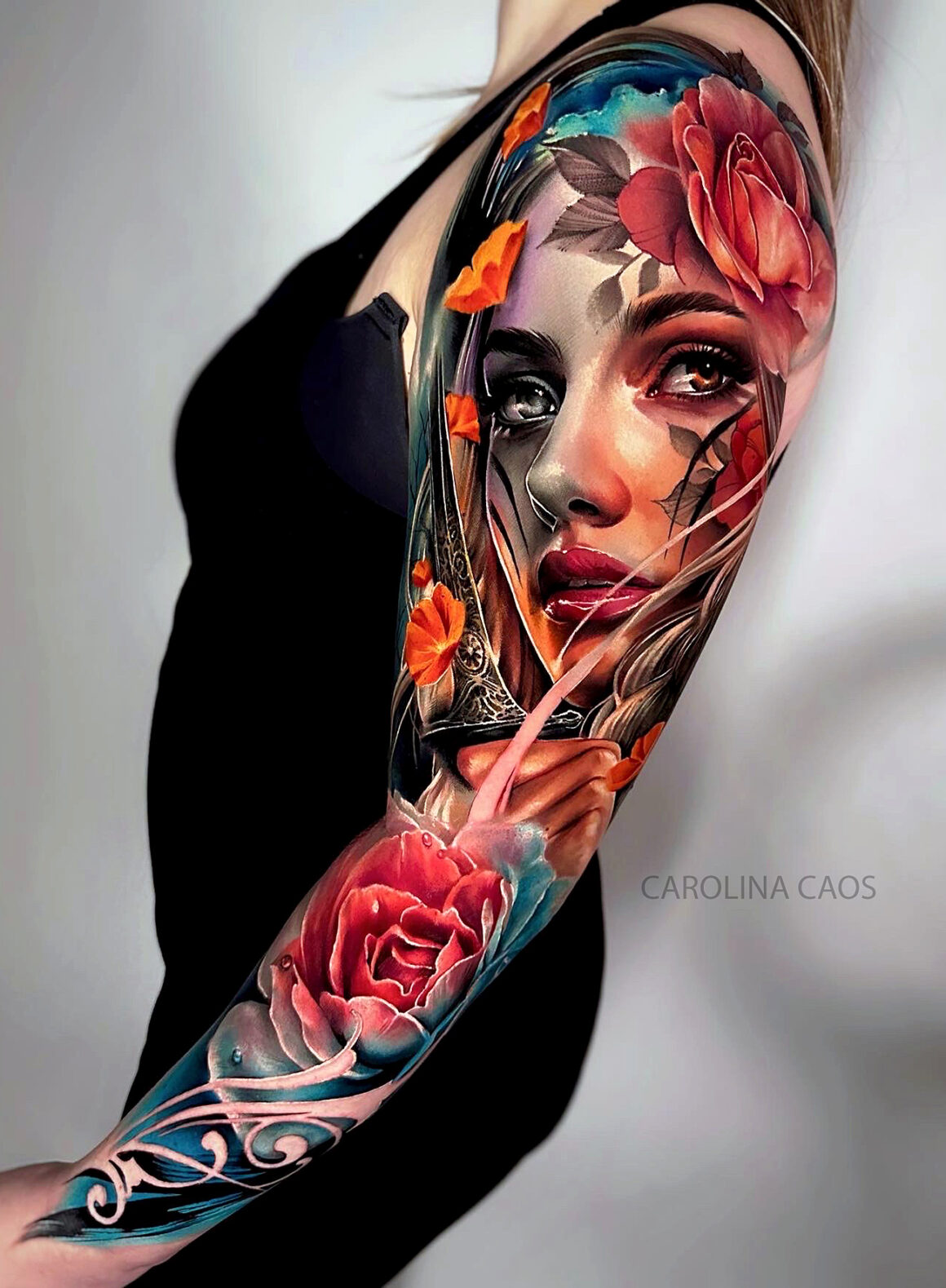 Tattoo by Carolina Caos Avalle, @carolinacaosavalle