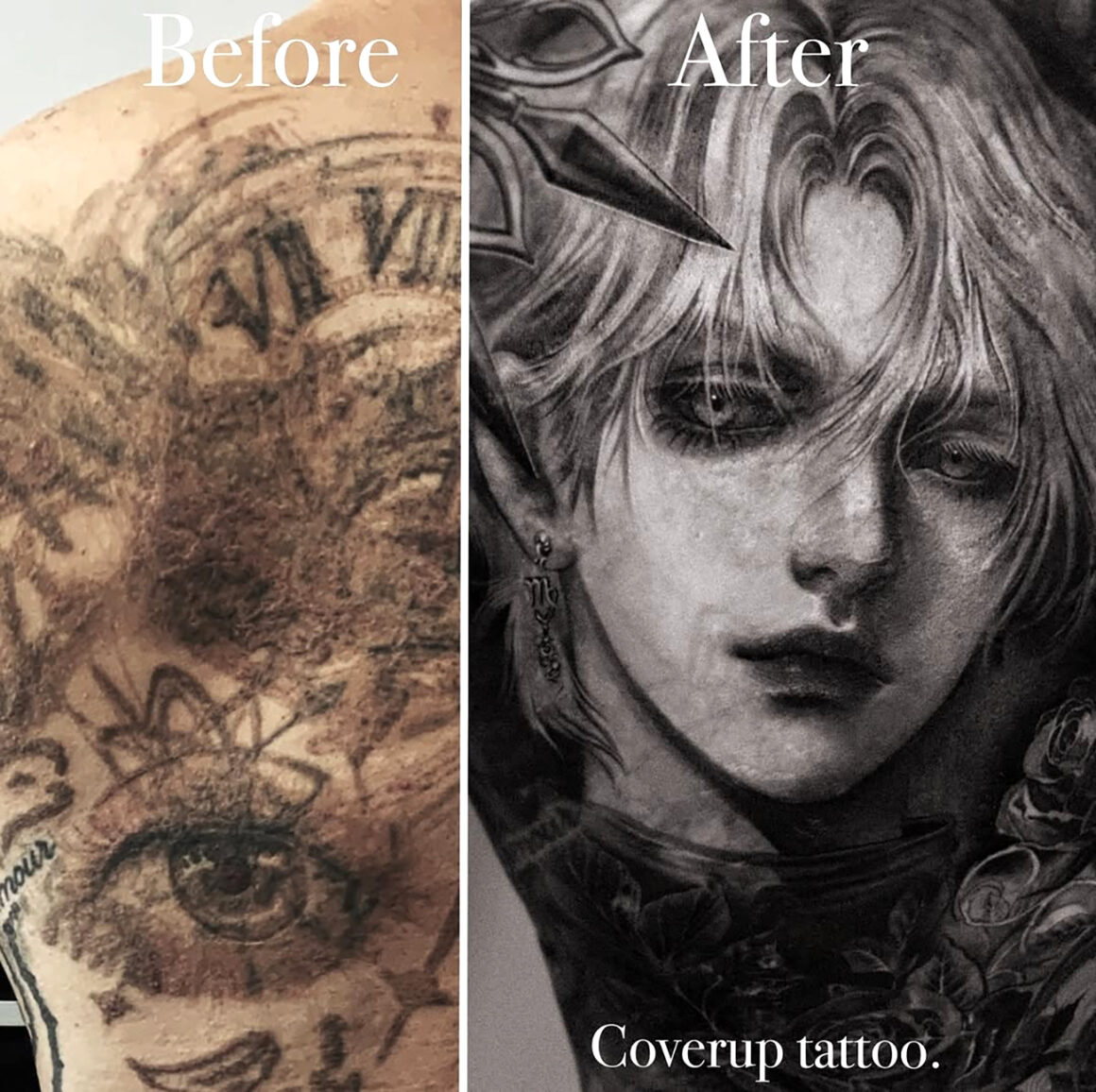 Tatouage par Mira Noh, @tattooel_light