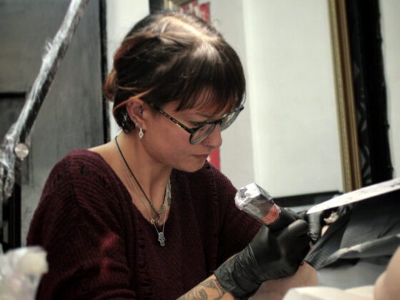 Tattoo artist Andrea Chiara Pelosi, @ac_moonink
