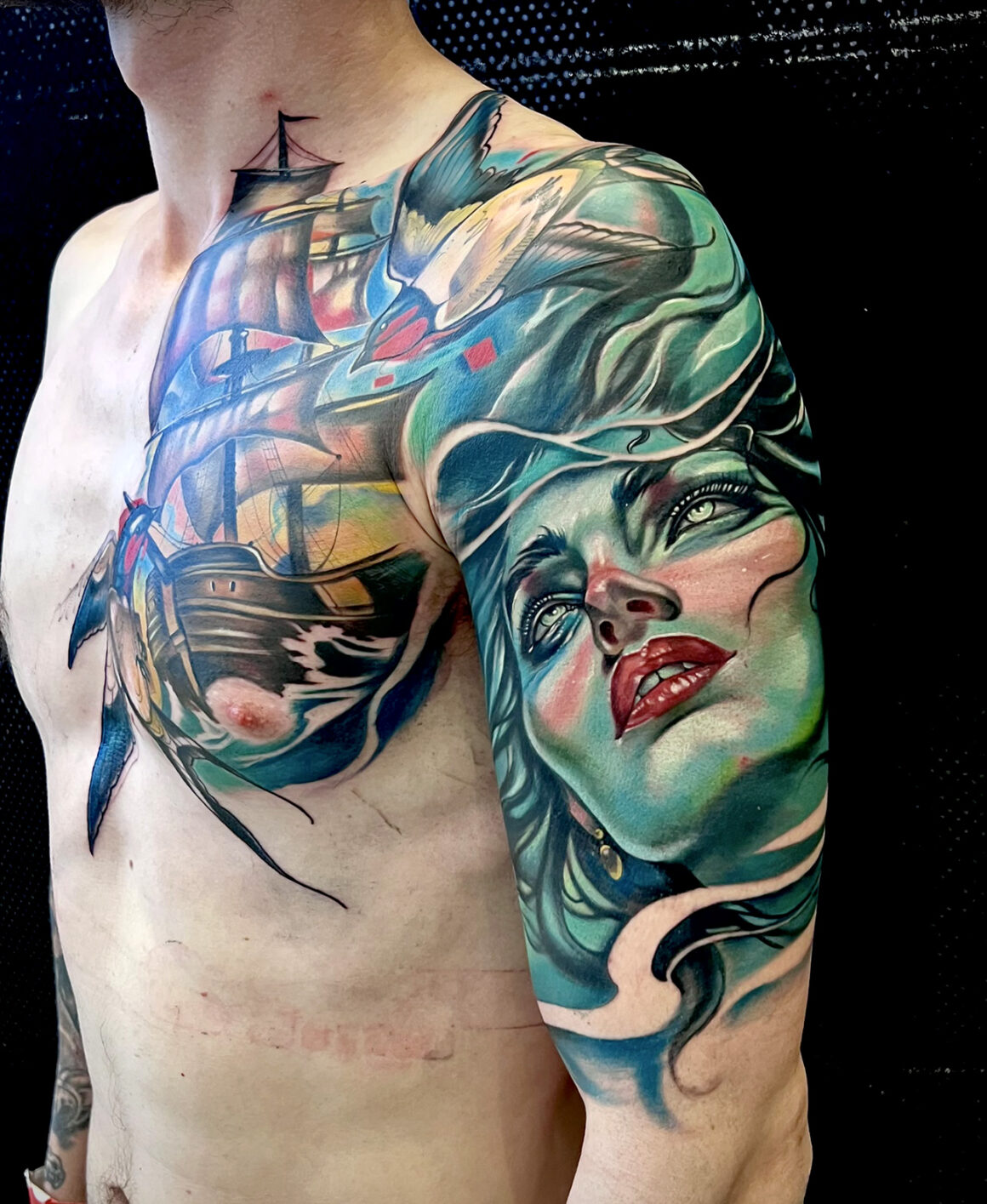 Tattoo by Liz Collinson, @lizcollinson.tattoos
