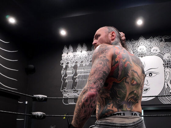 Aleister Black, WWE wrestler, @aleisterblxck photo credit by WWE