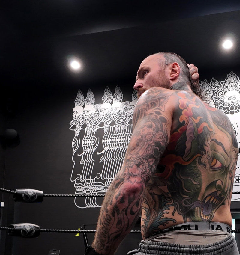 Aleister Black, WWE wrestler, @aleisterblxck photo credit by WWE