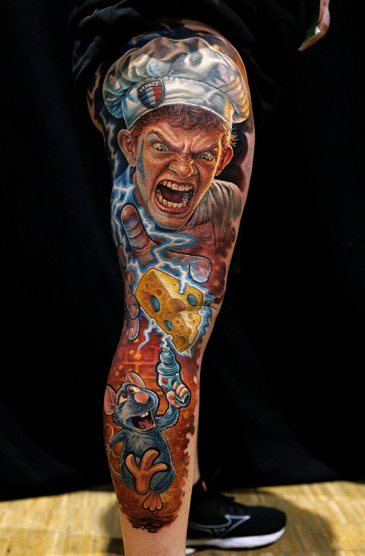 Mondial Du Tatouage, 2nd prize Best of Show, Jean Mognon:Fernando Tampa, Cris Nieiro, LeelooDo