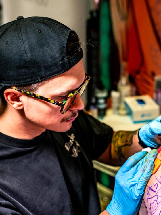 Tattoo artist Adam Rzychu, @rzychu