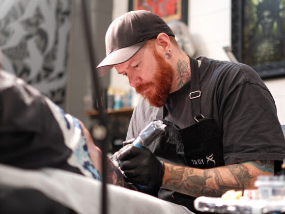 Tattoo artist Troy Slack, @troyslackink