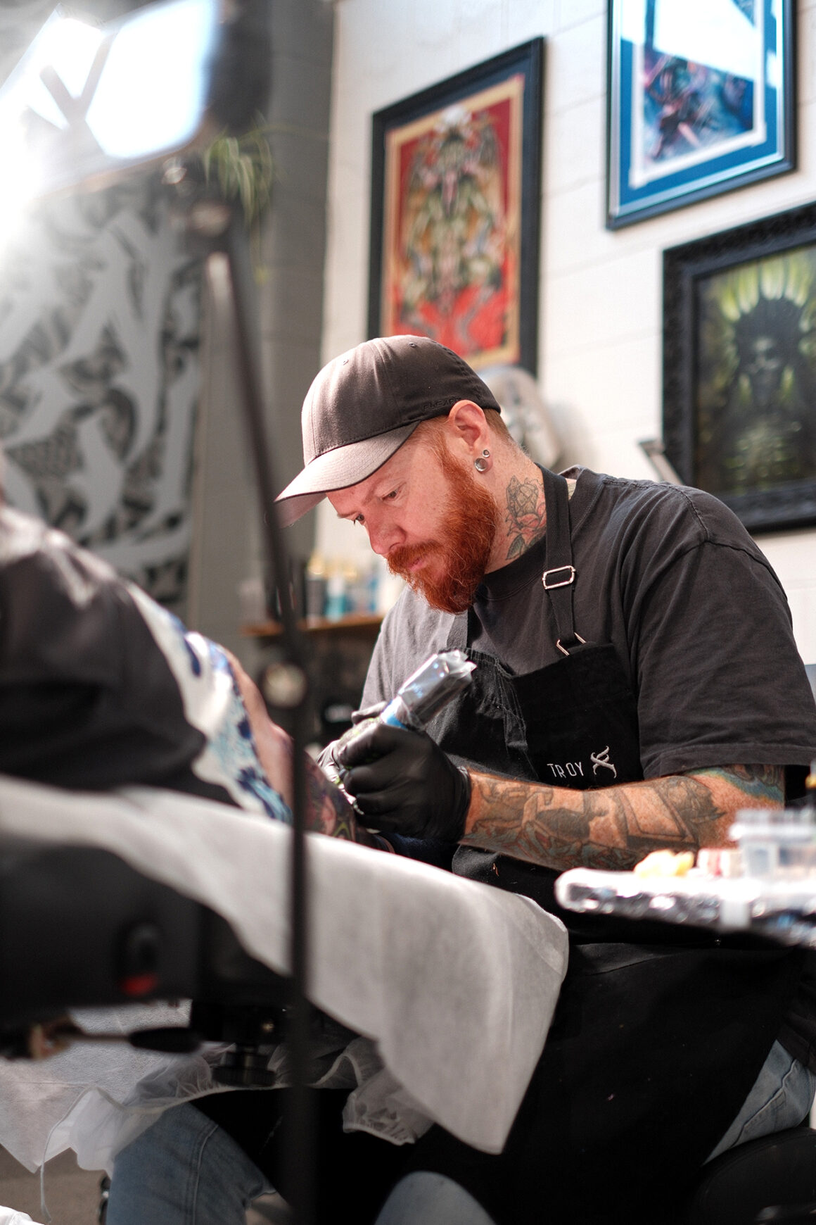 Tattoo artist Troy Slack, @troyslackink