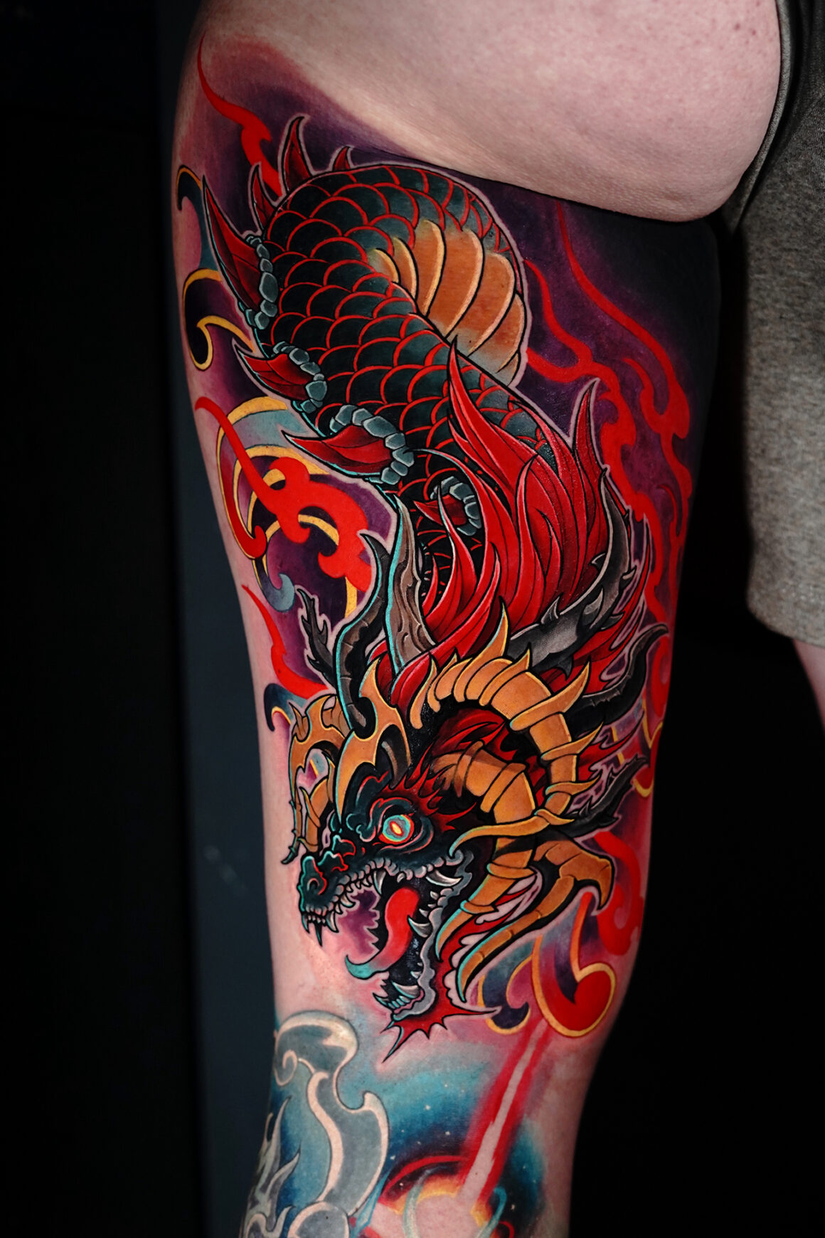 Tattoo by Troy Slack, @troyslackink