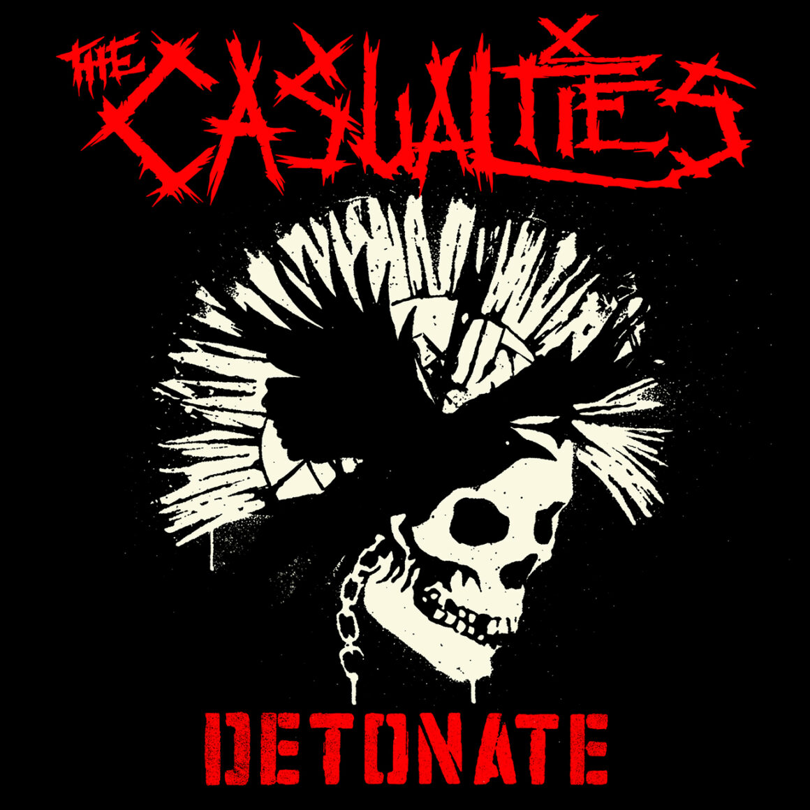 The Casualties, Detonate artwork, @thecasualties_official