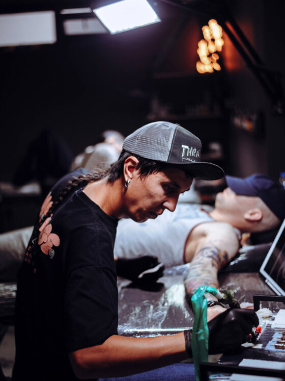 Tattoo artist Azat Kamaletdinov, @delai_dzen
