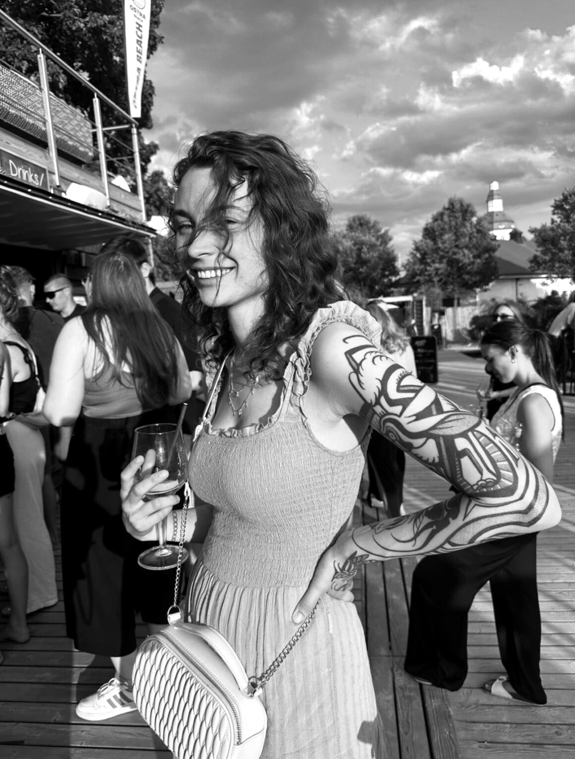 Tattoo model Jennifer Leuschke, @reudigerrufus