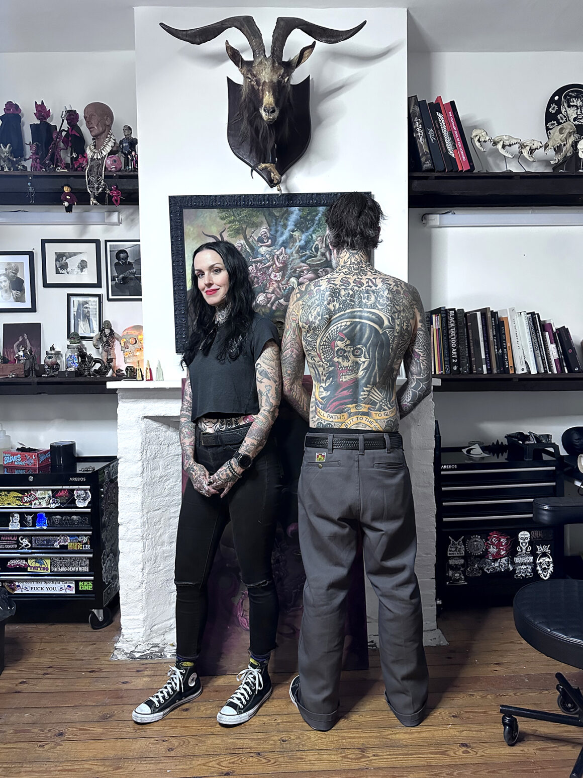 Dieprood Tattoo Shop, ph by Jan van Endert, @dieprood ph. @collectorofskulls