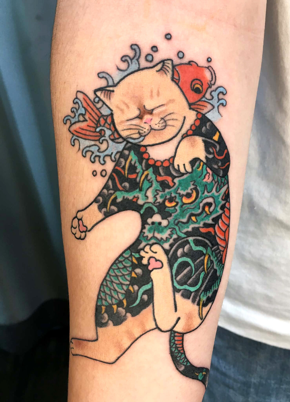 Tattoo by Tien Tien, @onederfunk