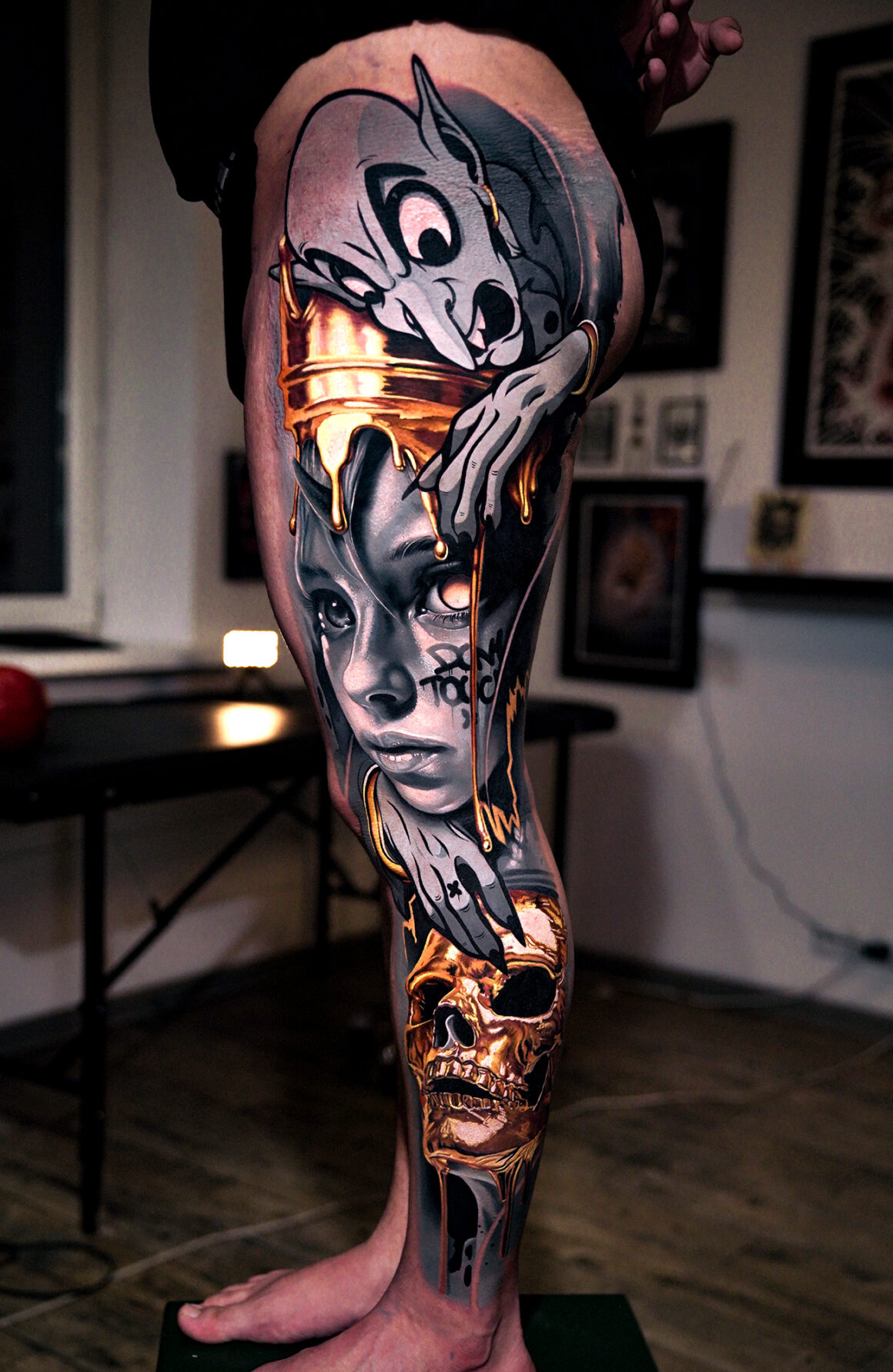 Tattoo by Vladislav Shuvalov, @vladolla