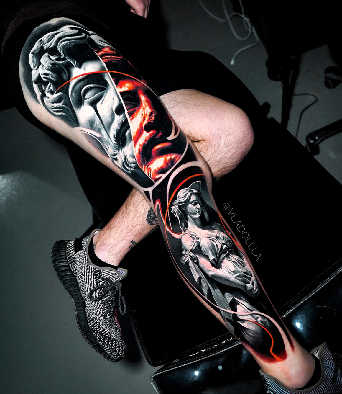 Tattoo by Vladislav Shuvalov, @vladolla