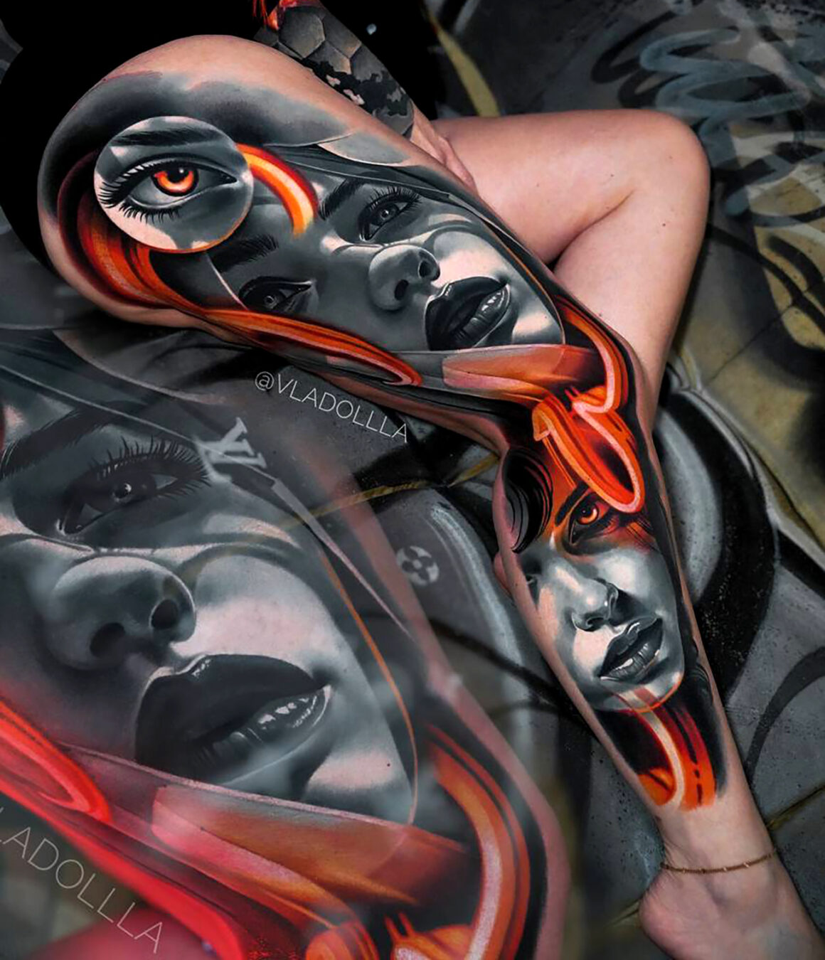 Tattoo by Vladislav Shuvalov, @vladolla