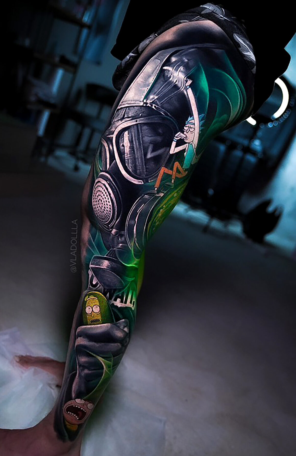 Tattoo by Vladislav Shuvalov, @vladolla