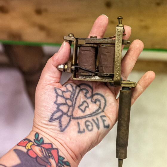 William Robinson, World Biggest Tattoo Museum, @worldbiggesttattoomuseum, ph credit by Alexandra Bay