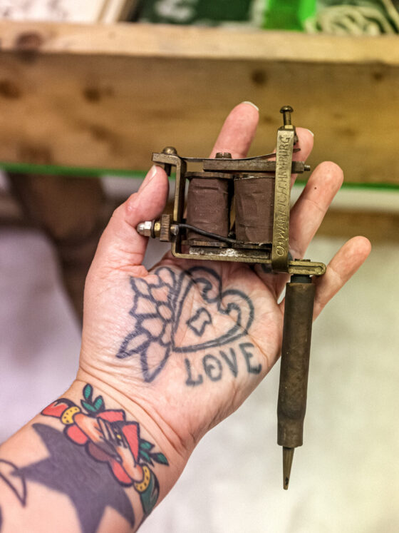 William Robinson, World Biggest Tattoo Museum, @worldbiggesttattoomuseum, ph credit by Alexandra Bay