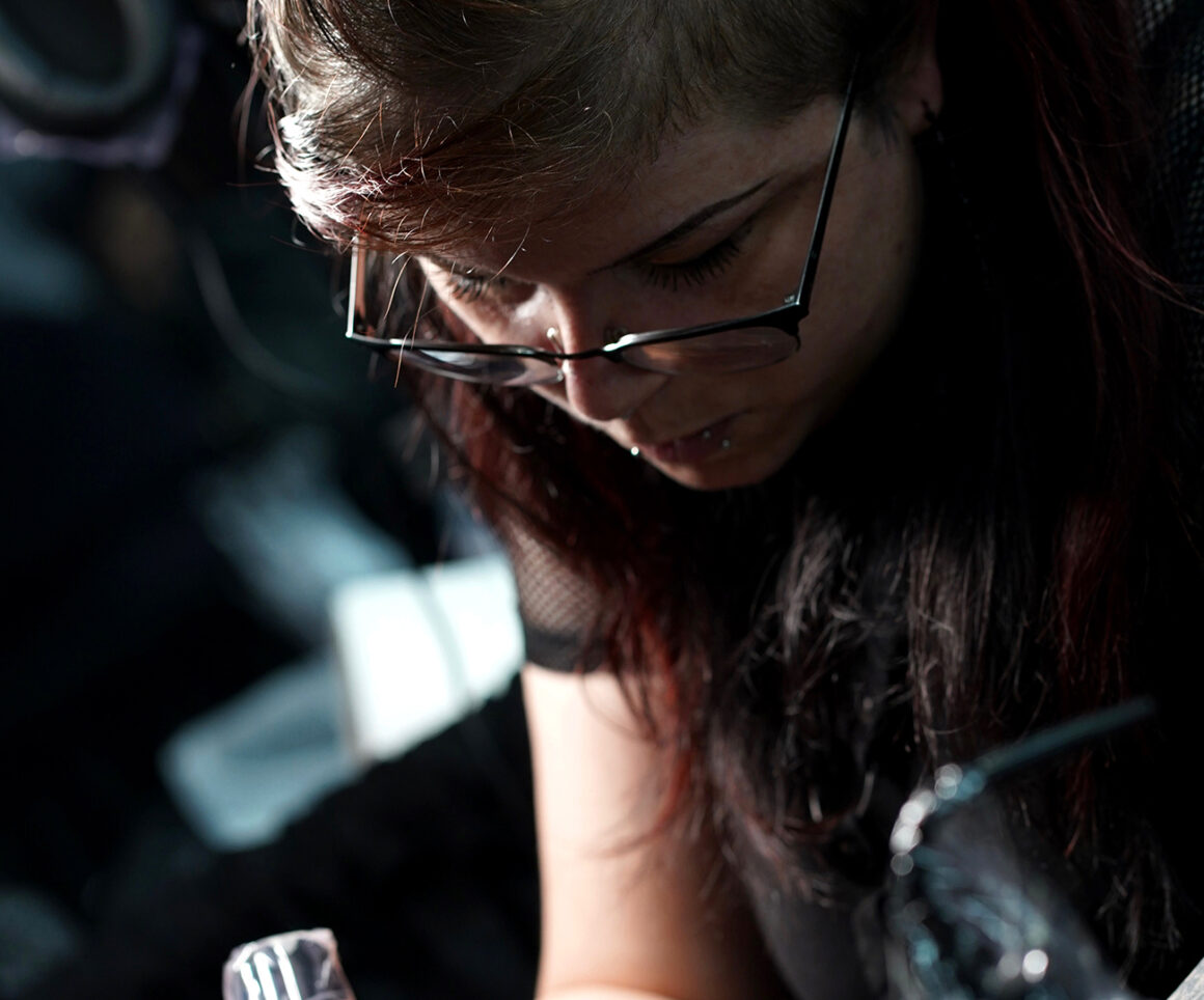 Ina Lutaric, tattoo artist, @ina_pineapple_tattoo