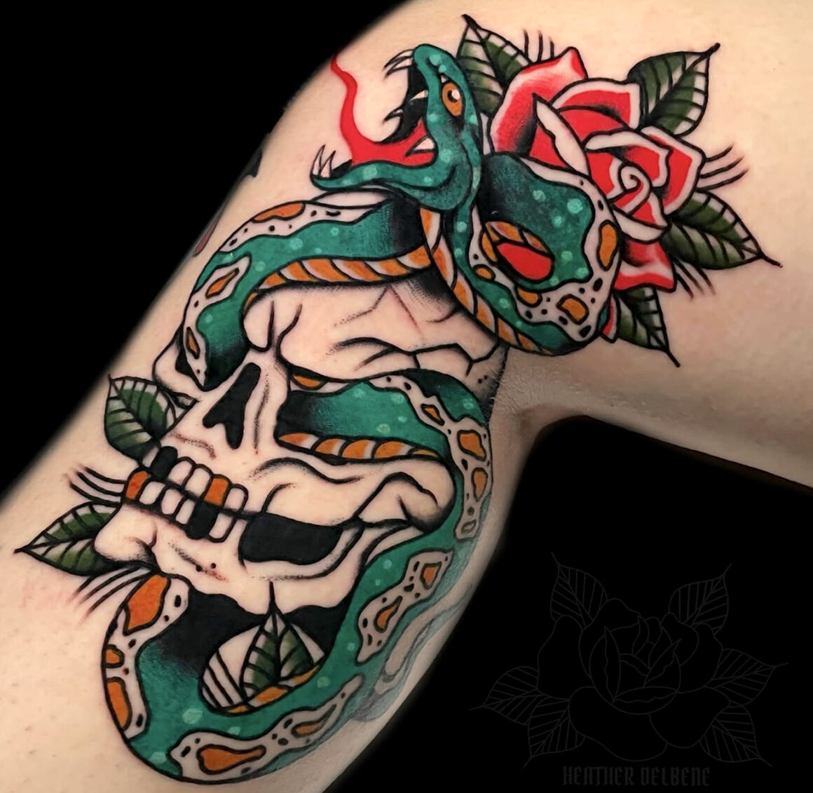 Tattoo by Heather DelBene, @heatherdelbene