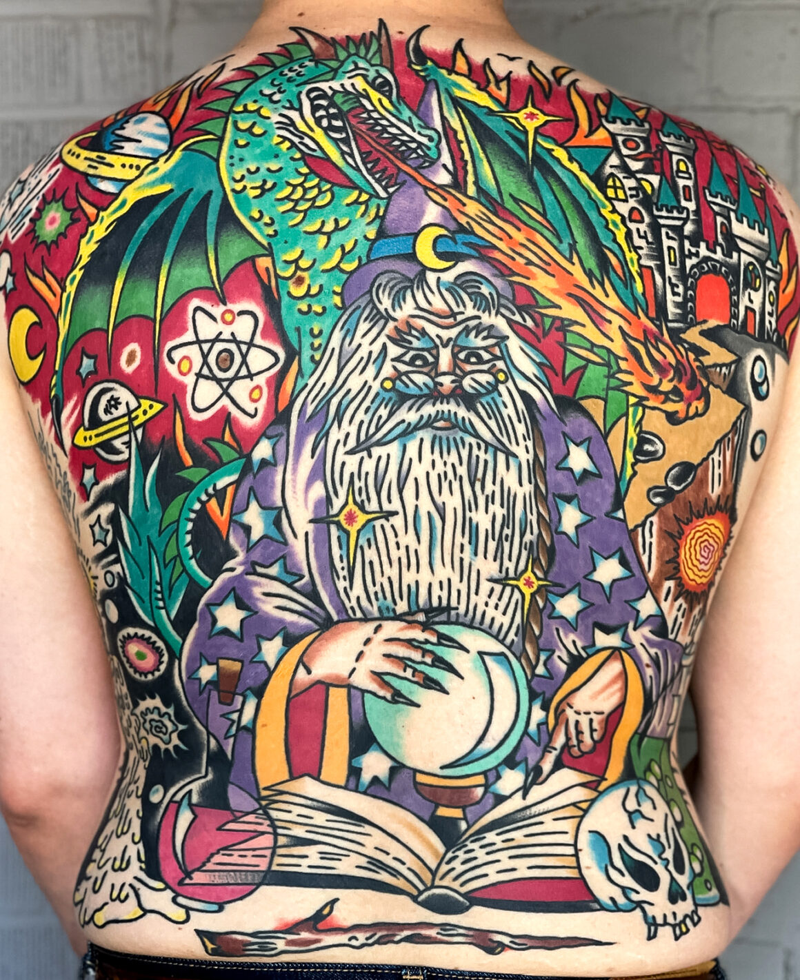 Tattoo by Piew Choquette, @piewchoquette