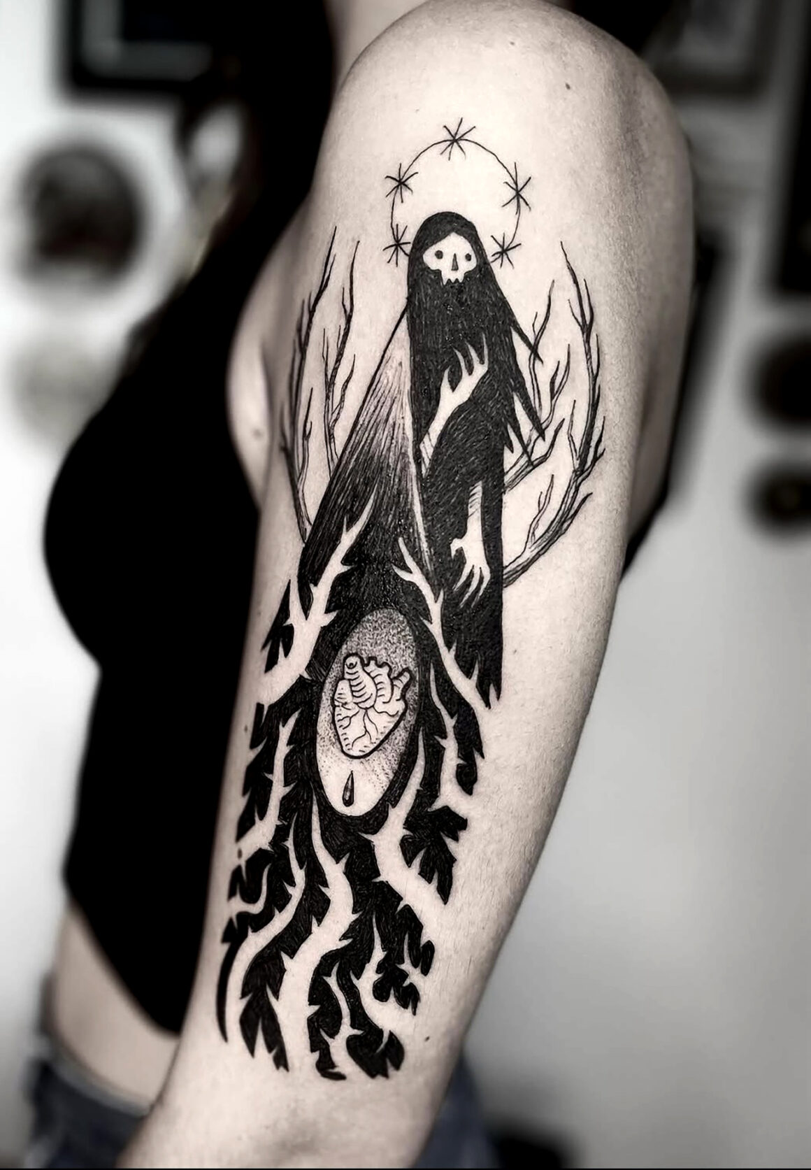 Tattoo by Sebastian Skrobol, @sebastian_graves_